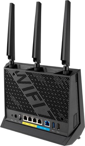 ASUS RT-BE86U BE6800 Dual-Band Wi-Fi 7 Router - Black SHOP ONLINE