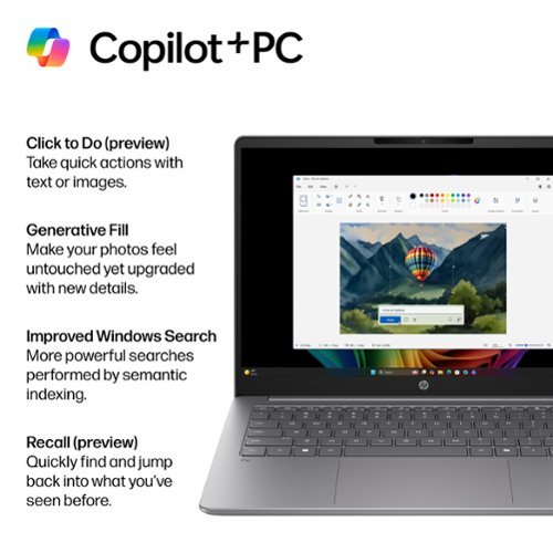 HP OmniBook 3 - 14 2K OLED Laptop - Snapdragon X (8-Core CPU) - 16GB Memory - 256GB SSD - Copilot+ - 41+ Hrs Battery Life¹ - Nouvelle Silver BUY IN AUSTRALIA