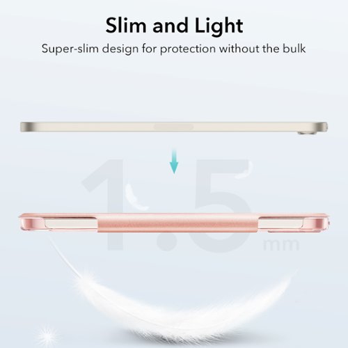 SaharaCase ESR Folio Case for Apple iPad mini (A17 Pro) and Apple iPad mini (6th Generation 2021) - Rose Gold BUY IN EUROPE