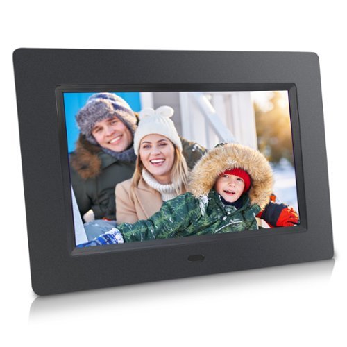 Sonicgrace - 7” Digital Photo Frame with Remote Control (NOT WiFi) - Black-Front_Standard 