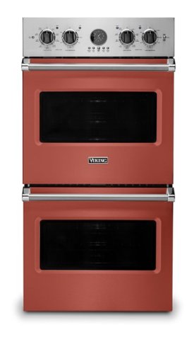 Viking - 27" Built-in Electric Double Wall Oven - Spiced Cider-Front_Standard 