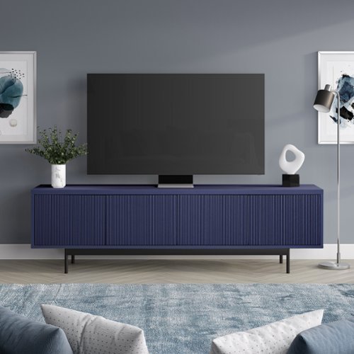 Camden&Wells - Dina TV Stand for Most TVs up to 75" - Blue-Front_Standard 
