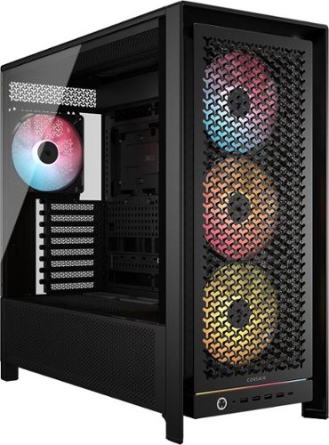 CORSAIR - 5000D RS ARGB Mid-Tower Modular PC Case - Black