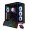 iBUYPOWER - Trace Gaming Desktop PC Intel Core Ultra 7 265F 2025 NVIDIA GeForce RTX 5060 8GB 32GB DDR5 1TB SSD Storage - Black-Front_Standard