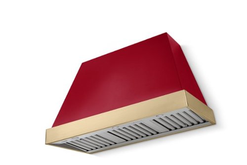 AGA - 48 inches - Externally Vented - Wall Range Hood - Piccadilly Red