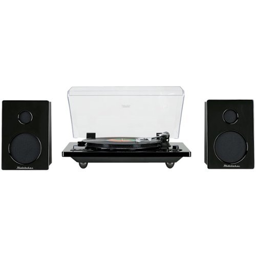 Studebaker - Bluetooth Stereo Audio System - High Gloss Black-Front_Standard 