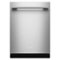 KitchenAid - 24 inch Top Control Built-In Dishwasher with 360 Max Jets Third Rack and Advanced ProDry System, 44 dBA - Stainless Steel-Front_Standard