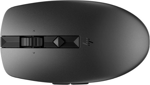 HP - 710 Rechargeable Silent Mouse - for Computer or Laptop, Type USB-C Batteries - Multi-OS/Device Compatible - Bluetooth - Wireless - Black-Front_Standard 