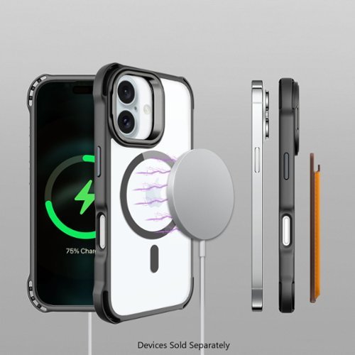 SaharaCase Venture-X Series Kickstand Case with MagSafe for Apple iPhone 16 - Scorpion Black BUY IN MIDDLE EAST