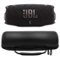 JBL - CHARGE 6 Waterproof Portable Speaker Bundle with gSport Carbon Fiber Case - Black-Front_Standard