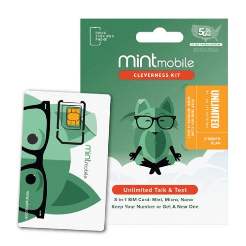  Mint Mobile - Unlimited Phone Plan - 3 Months of Wireless Service