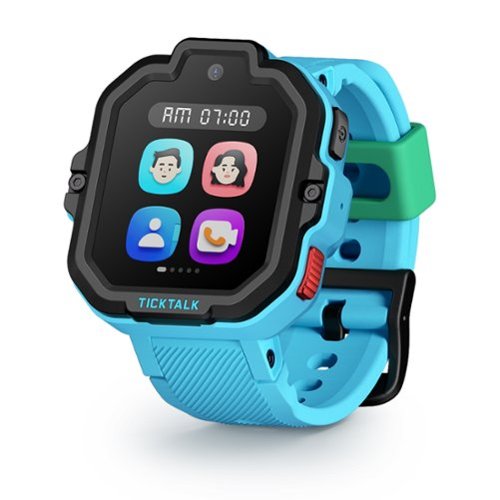 TickTalk - 5 - Kids Smartwatch with Voice & Video Call, Text, GPS, SOS & School Mode - AT&T - Blue - (2025)-Front_Standard 