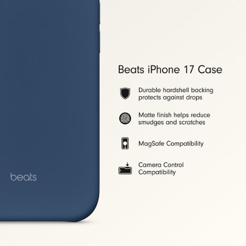 Beats iPhone 17 Case with MagSafe and Camera Control - Bedrock Blue WORLDWIDE DELIVERY