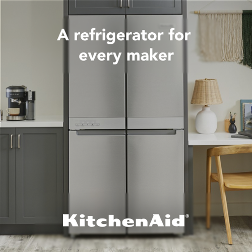 KitchenAid 36 in. Wide 19.4 cu. ft. Bottom Freezer 4 Door French