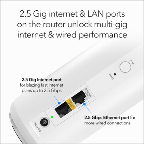 NETGEAR Orbi 260 Series BE3600 Dual-Band Mesh Wi-Fi 7 System (2-pack) - White GLOBAL SHIPPING