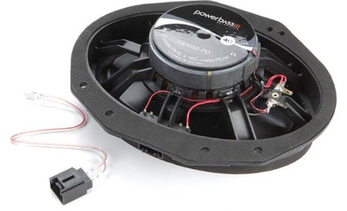Powerbass OE Series 6x9in. 2-Way Coaxial OEM Replacement Speaker with Injection-Molded Polypropylene Woofer Cone - black GLOBAL SHIPPING