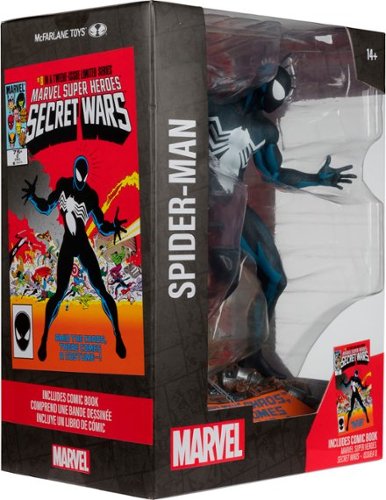 McFarlane Toys Marvel Spider-Man 1:6th Scale Collectible with Scene & Comic (Marvel Super Heroes Secret Wars #8) BUY ONLINE