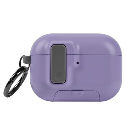 Vena - For Apple AirPods Pro 3 Case Cover Magsafe, with Auto Open Lock, Dual Layer Case Cover For AirPods Pro Gen 3 3rd - Purple-Front_Standard 