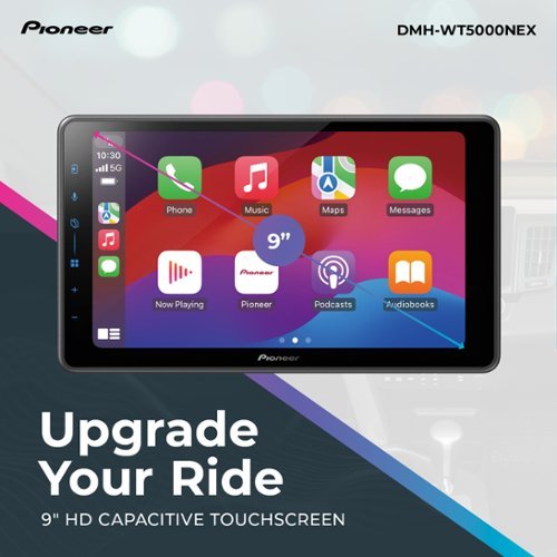 Pioneer 9.0 Apple CarPlay/Android Auto HD Radio Bluetooth Digital Media (DM) Receiver with Alexa Built-in - Black WORLDWIDE DELIVERY