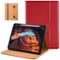 DTTO - Case for iPad 11th Gen 11" 2025 (A16) & 10th Gen 10.9" 2022, Leather Folio Cover with Pencil Holder & Auto Wake/Sleep - Red-Front_Standard