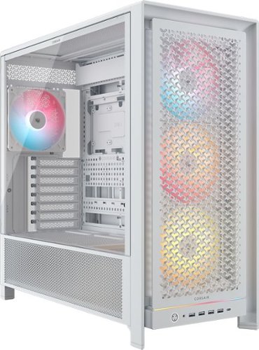 CORSAIR - 5000D RS ARGB Mid-Tower Modular PC Case - White