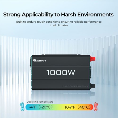Renogy 1000W 12V Pure Sine Wave Inverter - Black WHERE TO BUY