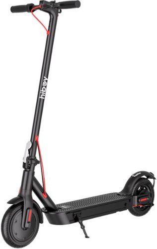 HiBoy - S3 Electric Scooter with 8.5" Pneumatic & Solid Tires – 17-Mile Max Range, 19 MPH, 350W Motor, Foldable for Adults - Black