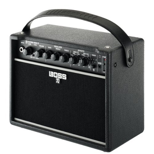 BOSS - Katana Mini X 10W Guitar Amplifier with Bluetooth, Rechargeable Battery, and Built-In Tuner-Front_Standard 