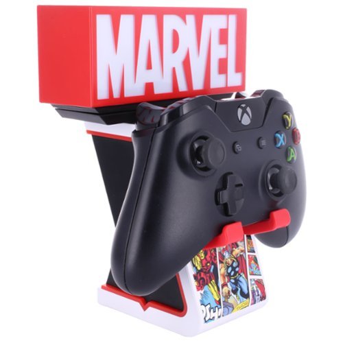 Cable Guys by Exquisite Gaming LED Marvel Red Brick Logo Holder SHOP ONLINE