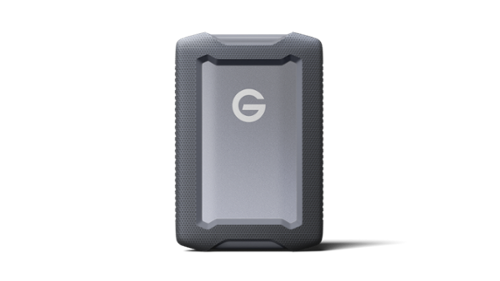 Western Digital - G-DRIVE ArmorATD 4TB External USB-C Portable Hard Drive - Space Gray-Front_Standard 