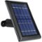 Wasserstein - Mountable Solar Panel for Arlo Essential and Essential XL Spotlight Security Cameras - Black-Front_Standard
