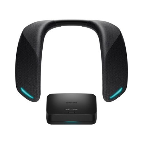 Panasonic - SoundSlayer™ Wireless Wearable Gaming Speaker with HDMI and Bluetooth - Black-Front_Standard 