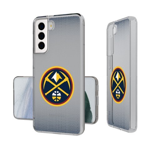 Keyscaper - NBA - Denver Nuggets Linen Logo Galaxy Clear Case - S24 - Multicolor-Front_Standard 