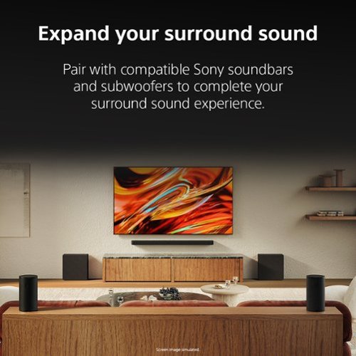 Sony BRAVIA Theater Rear 9 wireless surround speakers, Dolby Atmos/DTS:X - Black SHOP ONLINE