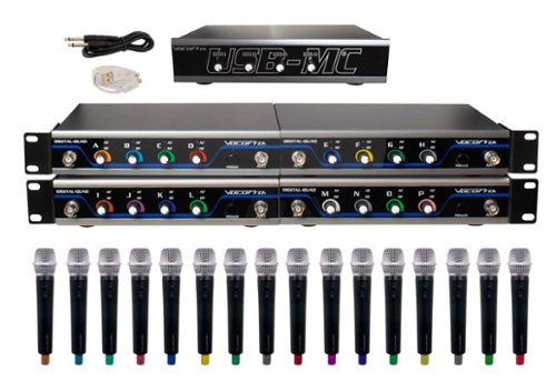 VocoPro - USB-ACAPELLA-16 Wireless Handheld Microphone System with Audio Interface-Front_Standard 