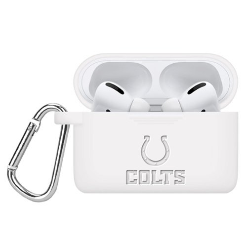 Artinian - Indianapolis Colts Debossed Silicone Airpods Pro Case Cover - No Size - Multicolor-Front_Standard 