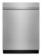 JennAir - Top Control Tub Built- In Dishwasher with 3rd Rack - Stainless Steel-Front_Standard