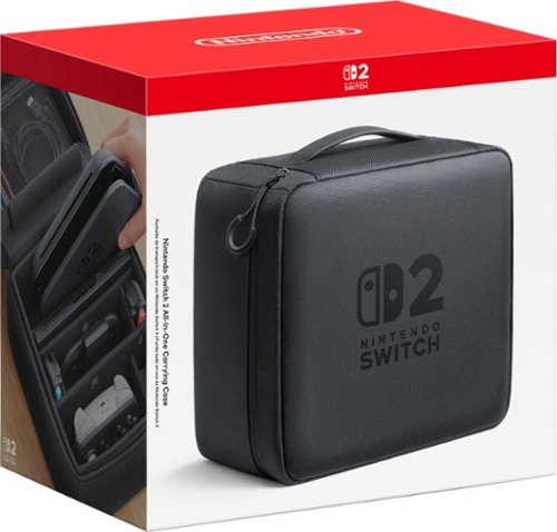 Nintendo - Switch 2 All-In-One Carrying Case - Black-Front_Standard 