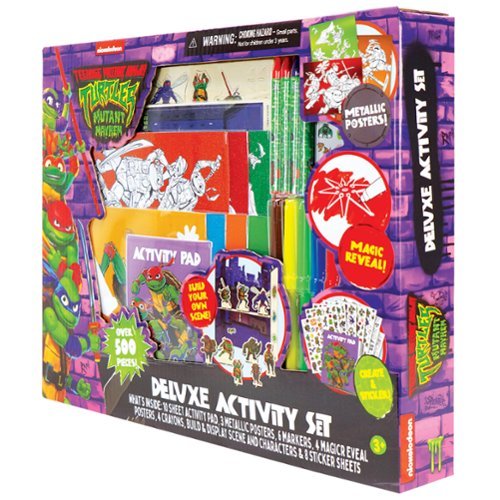 Tara Toys TMNT Mutant Mayhem - Deluxe Activity Set w/ Magic Reveal & Posters GLOBAL SHIPPING