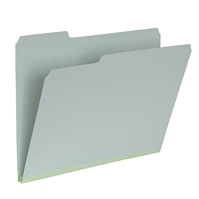 Pendaflex - Recycled File Folder, 1-Tab, Assorted, Letter Size, 25/Box (17167) - Light Green