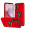 Entronix - Galaxy A16 Bundle - 360° Ring Grip Case with 2 Clear Screen Protectors - Red-Front_Standard
