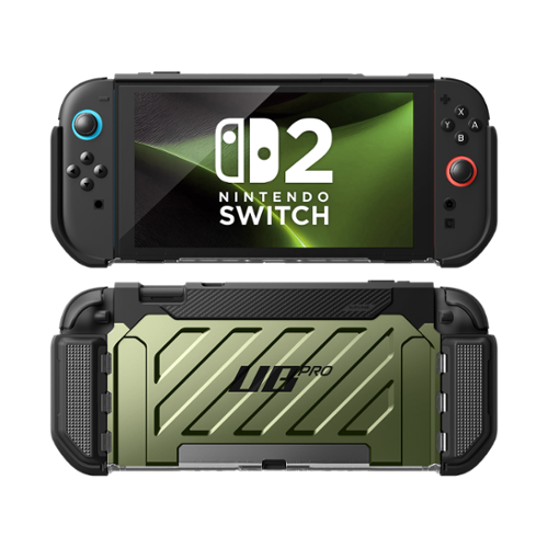 SUPCASE - Nintendo Switch 2 Unicorn Beetle PRO Gaming Case - Dark Green-Front_Standard 