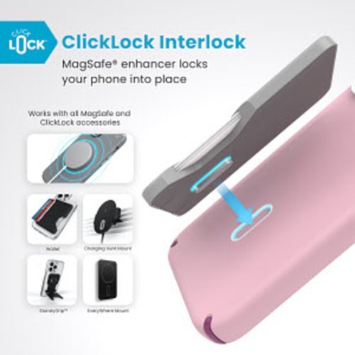 Speck Presidio2 Pro ClickLock Case with MagSafe for Apple iPhone 16 Pro Max - Wednesday Pink WHERE TO BUY