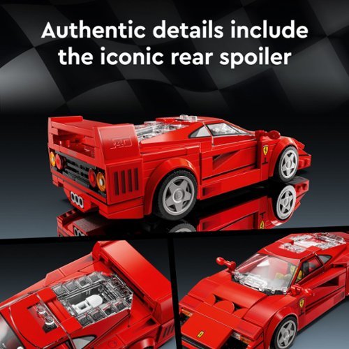 LEGO Speed Champions Ferrari F40 Supercar Building Set 76934 WORLDWIDE DELIVERY