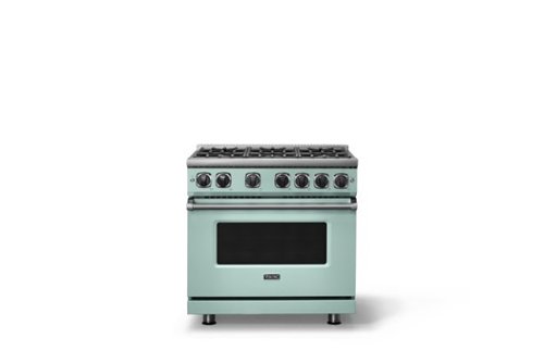 Viking - Pro 7 Series 5.6 Cu. Ft. Freestanding Sealed 4 Burner Gas Convection Range - Splash - Splash-Front_Standard 