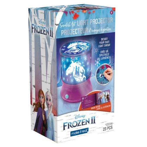 Make It Real - Disney Frozen II: Scratch Art Light Projector-Front_Standard 