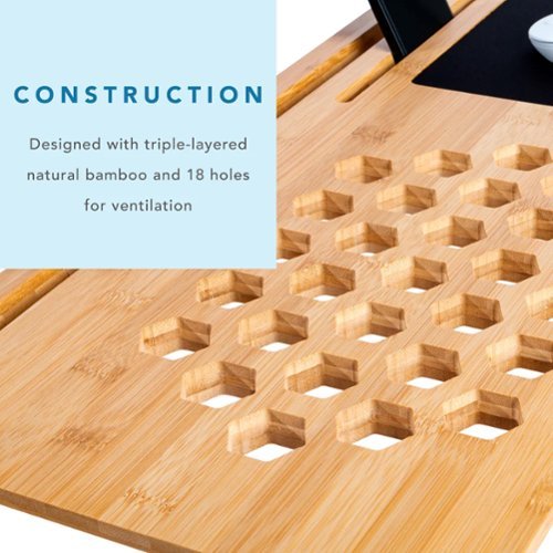 LapGear Bamboo Pro Lap Board for 17.3 Laptop - Natural HOW TO BUY