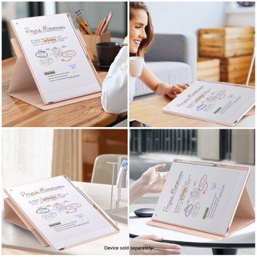 SaharaCase Venture Series Bi-Fold Folio Case for reMarkable Paper Pro - Pastel Pink WHERE TO BUY