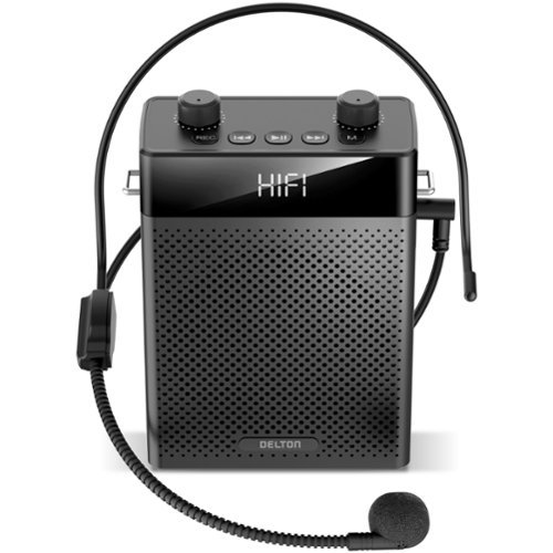 Delton - A565 Wired Headset with Microphone, Voice Amplifier (DVA565)-Front_Standard 