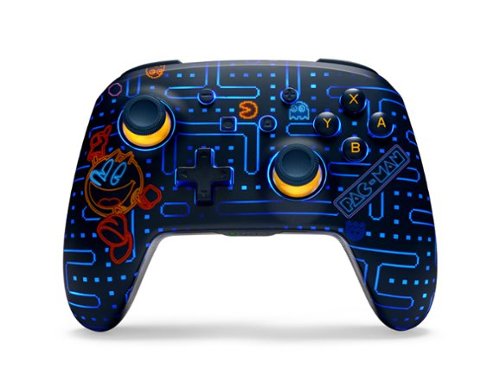 PowerA Enhanced Wireless Controller for Nintendo Switch with Lumectra – PAC-MAN Neon Arcade - PAC-MAN™ Neon Arcade